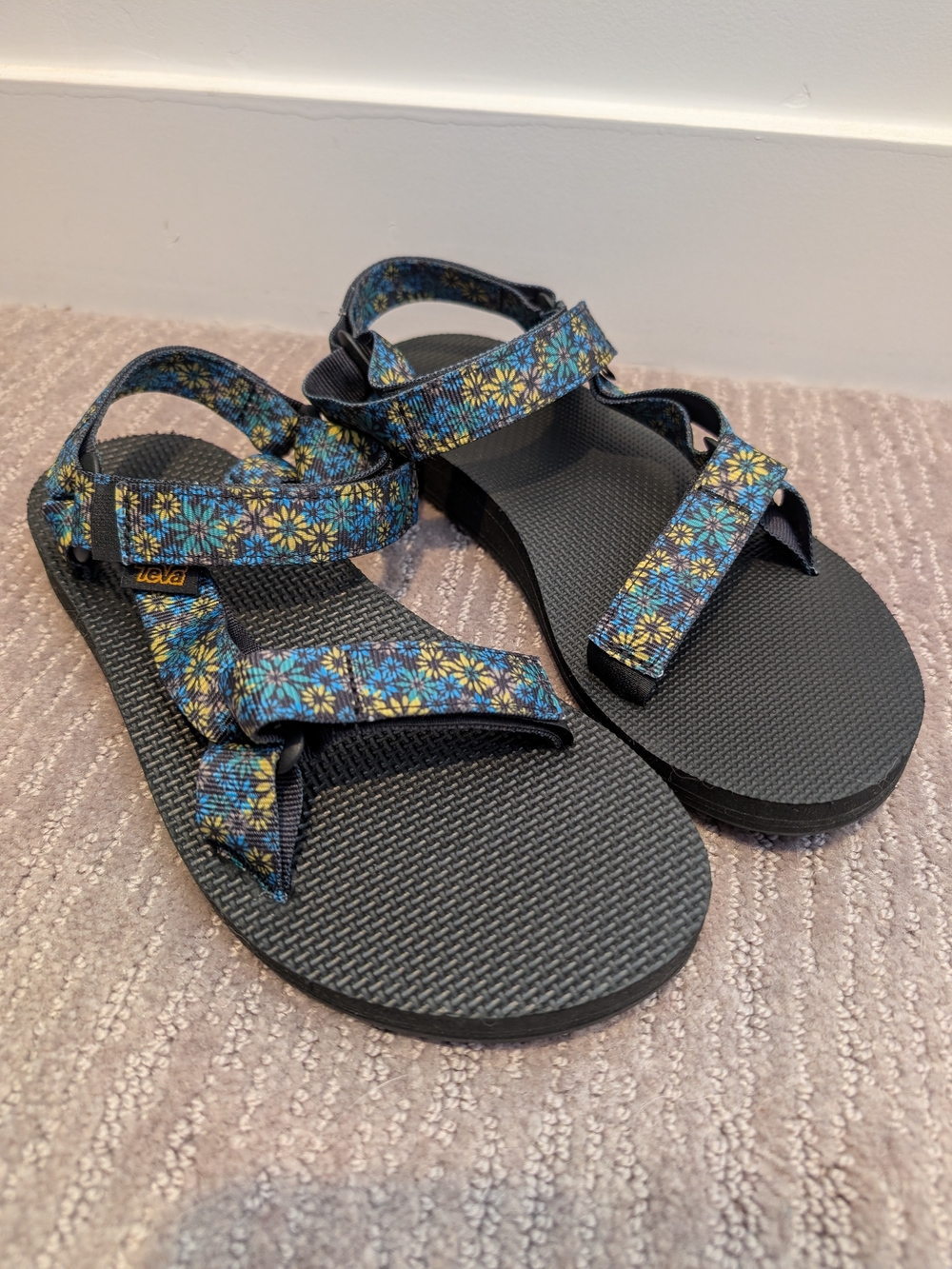 Floral Patterned Teva Sandals